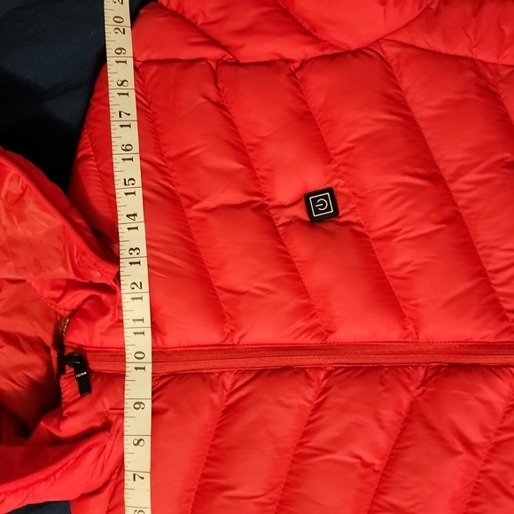 Heated Bright Red Jacket - Picture 3 of 8